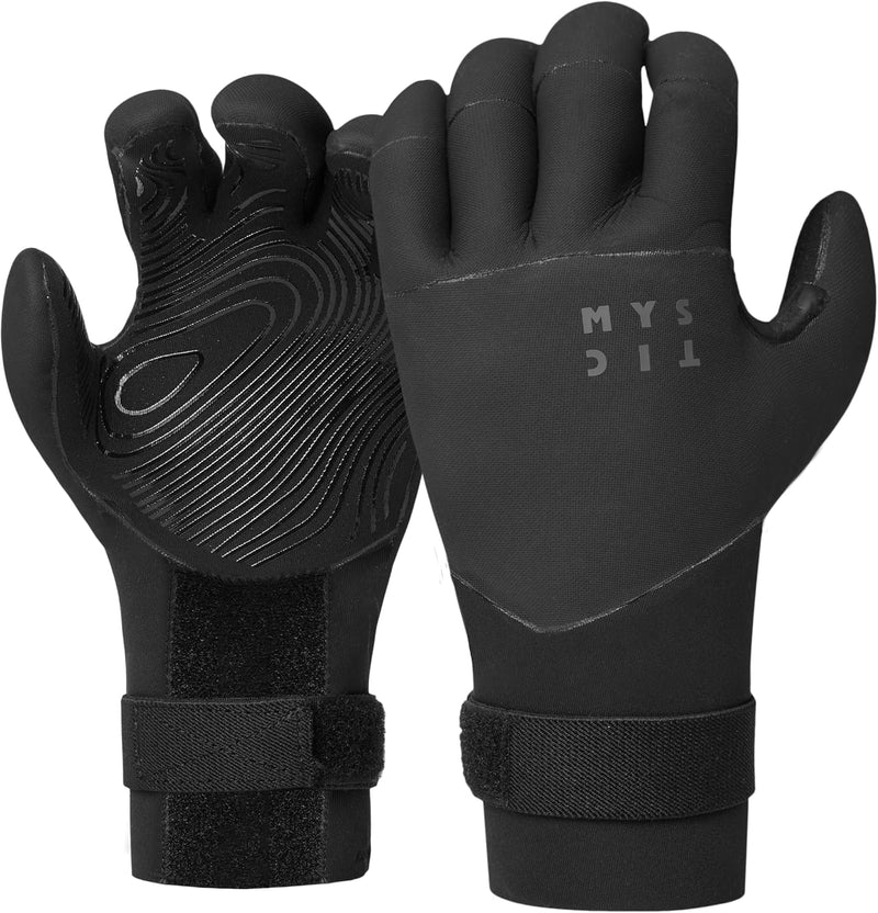 Mystic Supreme 5mm Pre Curved Wetsuit Gloves 2023 - Black 230026 XS, XS