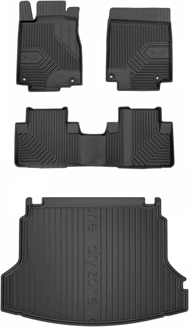 Satz Fussmatten und Gummimatte für Honda CR-V IV 2012-2018