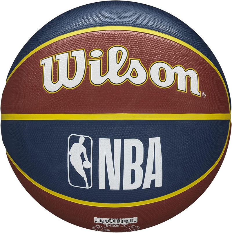 Wilson Unisex-Adult NBA Team Tribute Basketball 7 Denver Nuggets, 7 Denver Nuggets