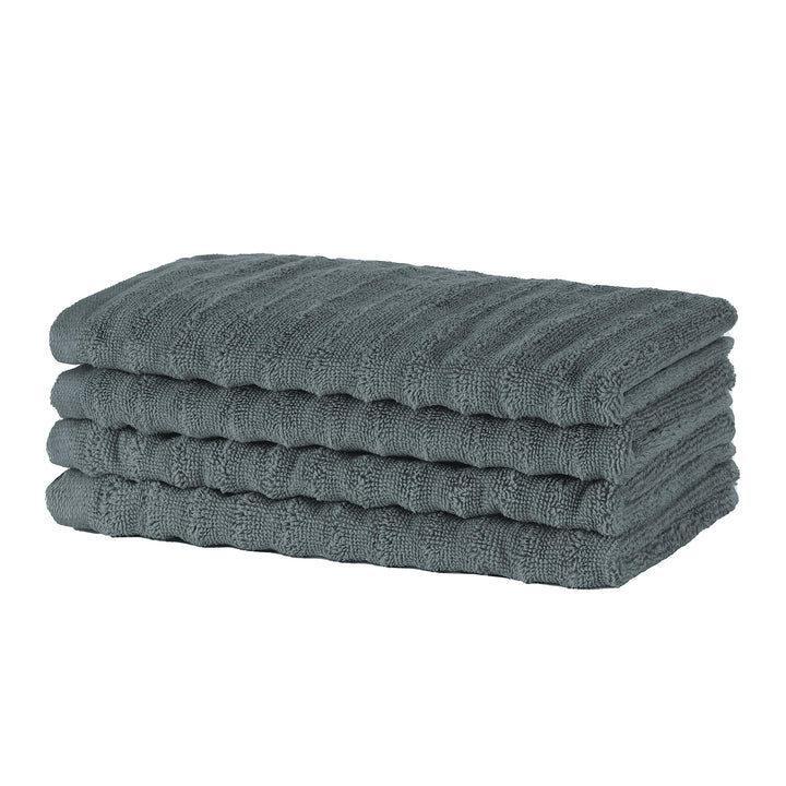 Merana Oslo Gästehandtücher 30x50 cm - 4X Luxus Gästehandtuch - Gäste Handtücher aus 100% feinster B