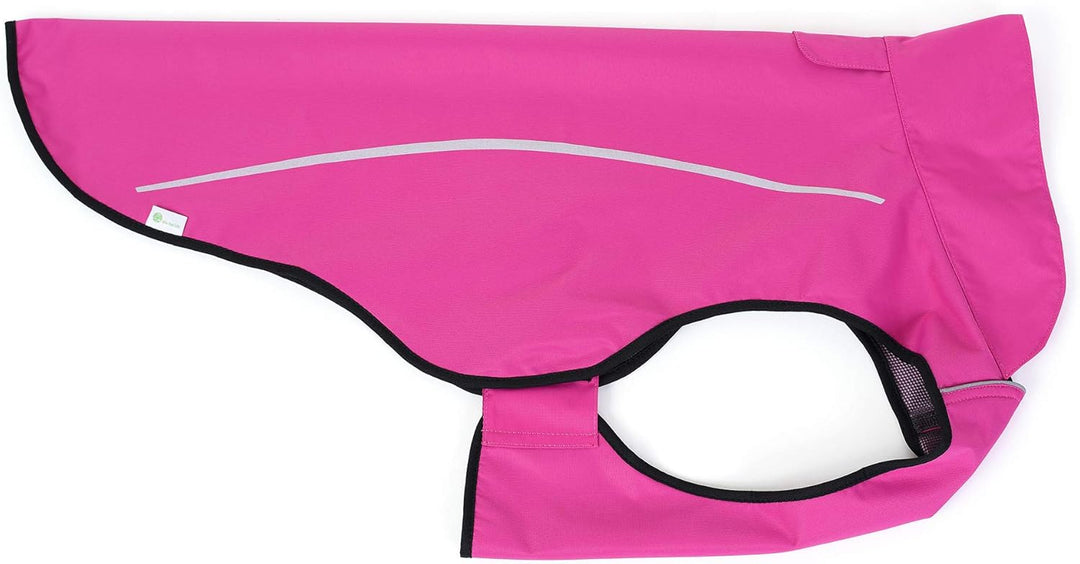 Mile High Life Hunderegenmantel Einstellbare wasserdichte Haustierkleidung Leichte Regenjacke mit re