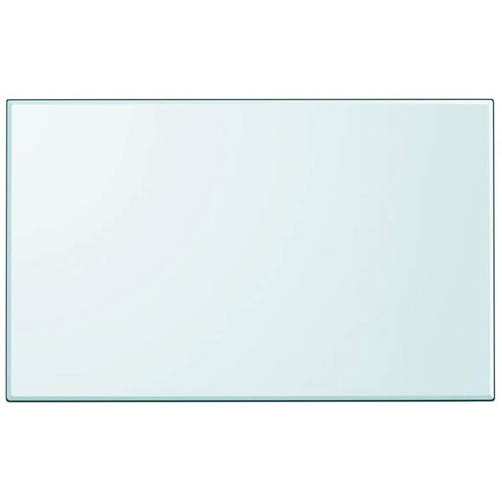 homiuse Tischplatte aus Gehärtetem Glas 1000x620 mm Transparent Rechteckig Desktop Gehärtetes Glas T