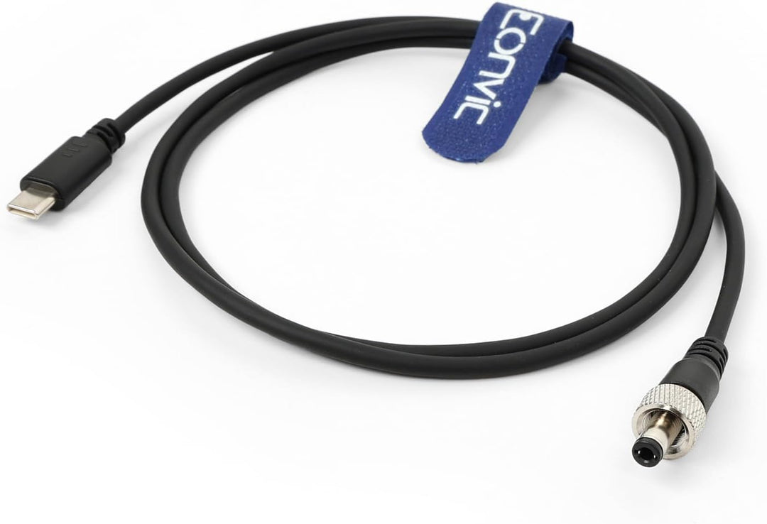 Eonvic USB 3.1 Typ C auf Verriegelung DC Power Jack PD Stromkabel für Atomos Ninja V Zwo ASI gekühlt
