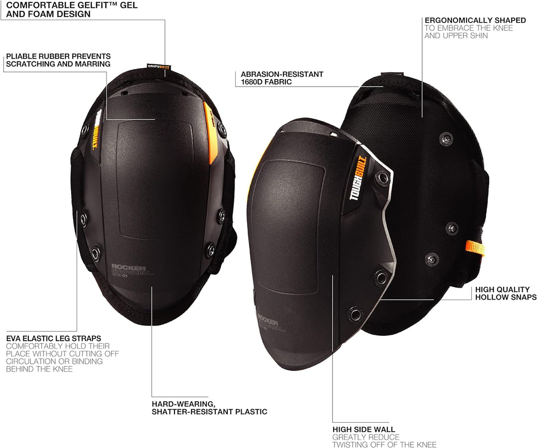 ToughBuilt tou-kp-g201 gelfit Rocker Knie Pad Set