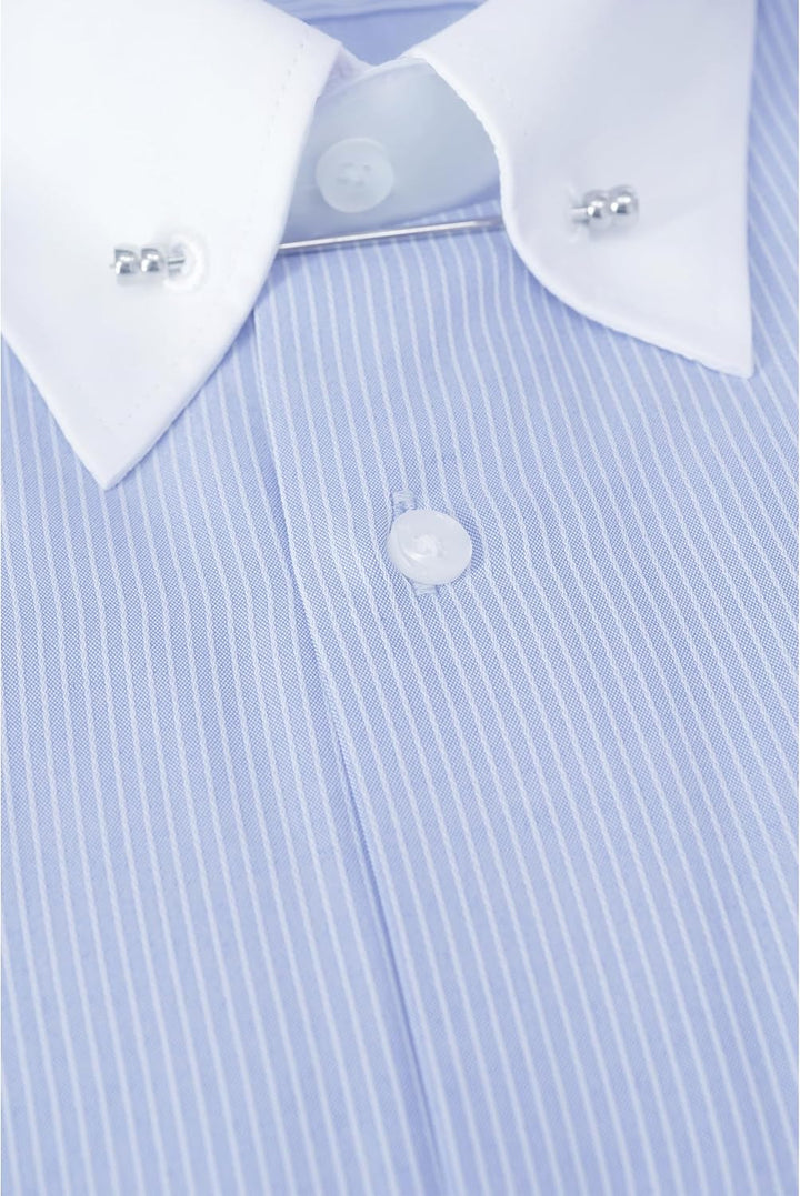 Jack Martin - Hemd mit Pin-Kragen – Formelle Herren Hochzeits und Anzughemden mit Nadelkragen XL Ges