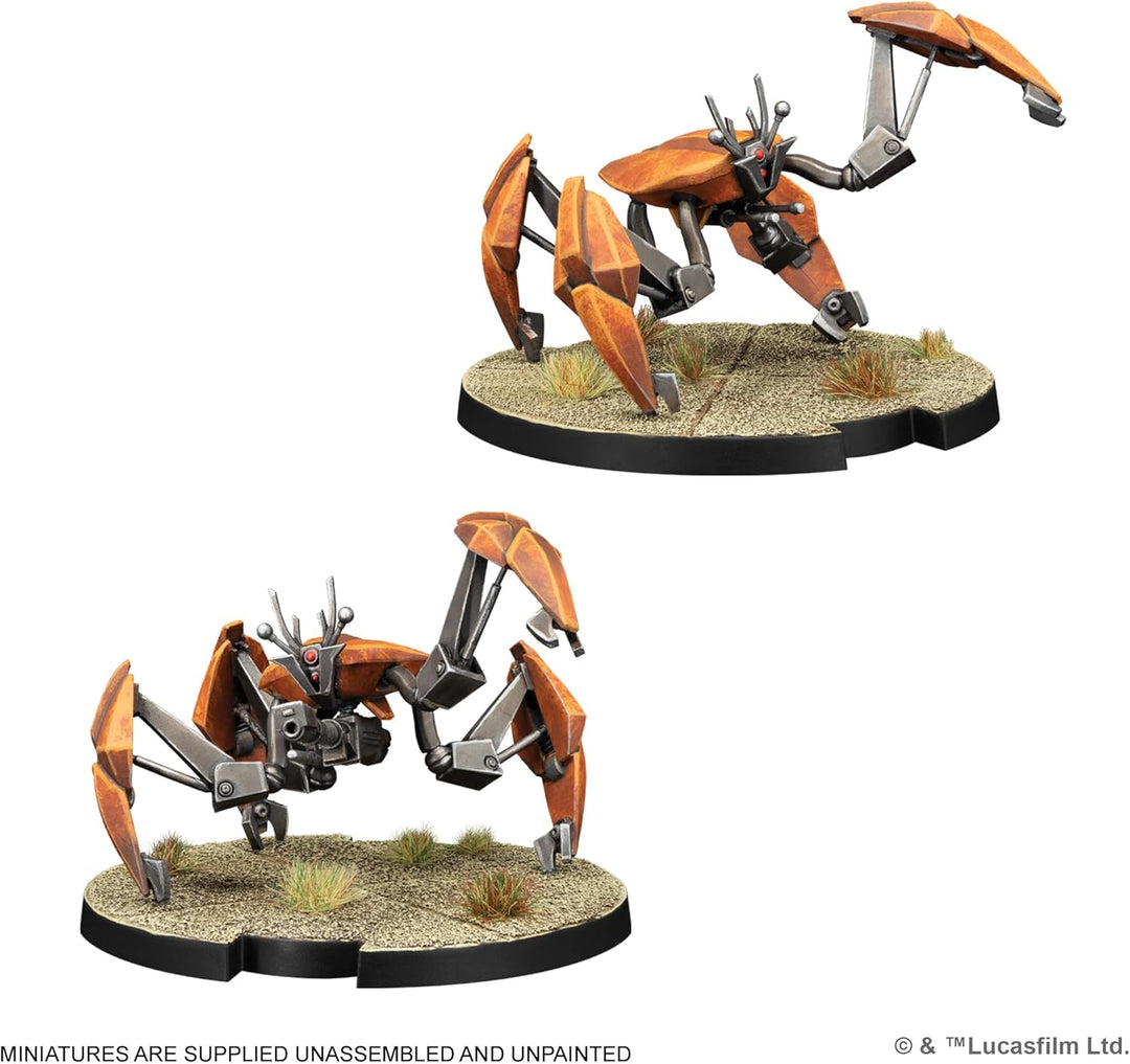 ATOMIC MASS GAMES, Star Wars: Legion – LM-432 Crab Droids (LM-432-Krabbendroiden), Erweiterung, Tabl