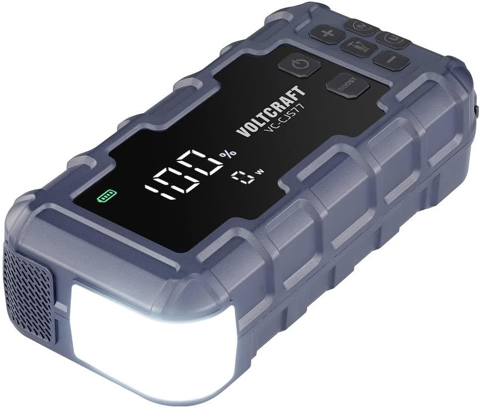 VOLTCRAFT Schnellstartsystem VC-CJS77 VC-16533725 Starthilfestrom (12 V)=600 A USB-Steckdose 2x, Lad
