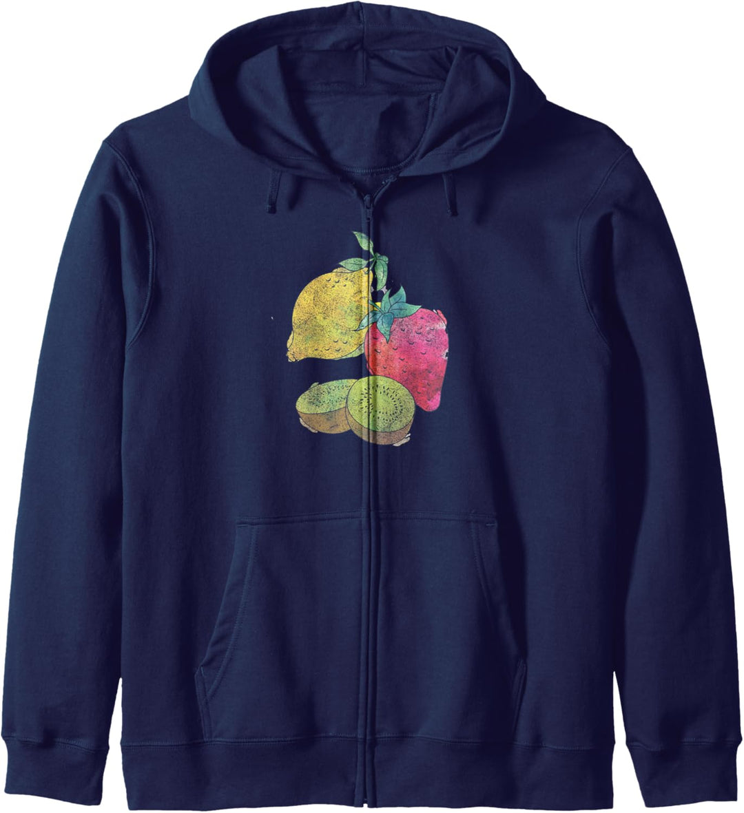Trendy Abstract Summer Fruits Kapuzenjacke