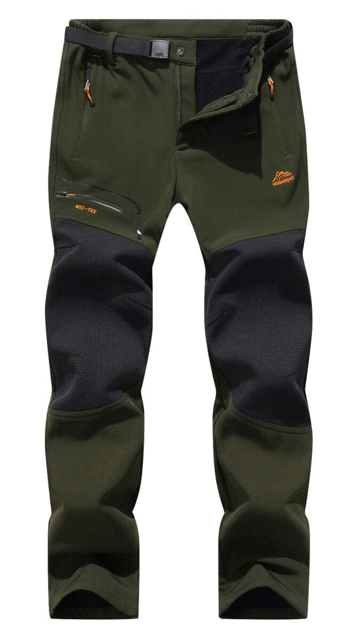 BenBoy Herren Wanderhose Wasserdicht Softshellhose Outdoorhose Winddicht Warm Gefüttert Skihose Snow