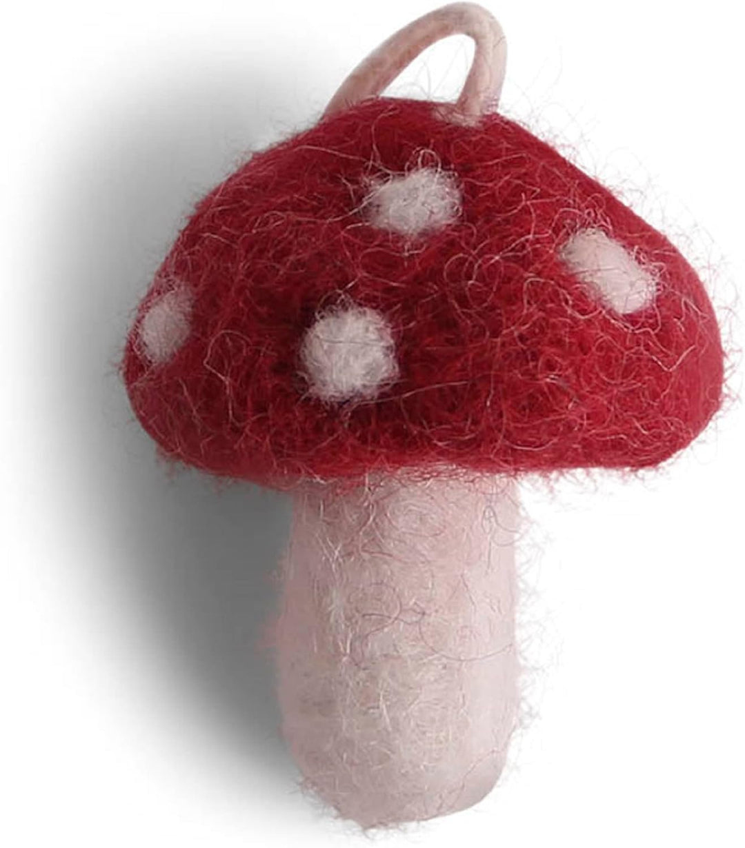 Én Gry &amp; Sif Pilze Glückspilze (5er Set), Herbst Deko Filz, Hand-Made, fair-Trade zum Aufhängen (Fli