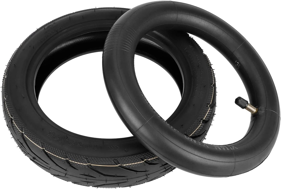 Fututech 10 x 2.125 Reifen und Schlauch für Segway Ninebot F20 F25 F30 F40 Ersatzteil Innertube-Schi