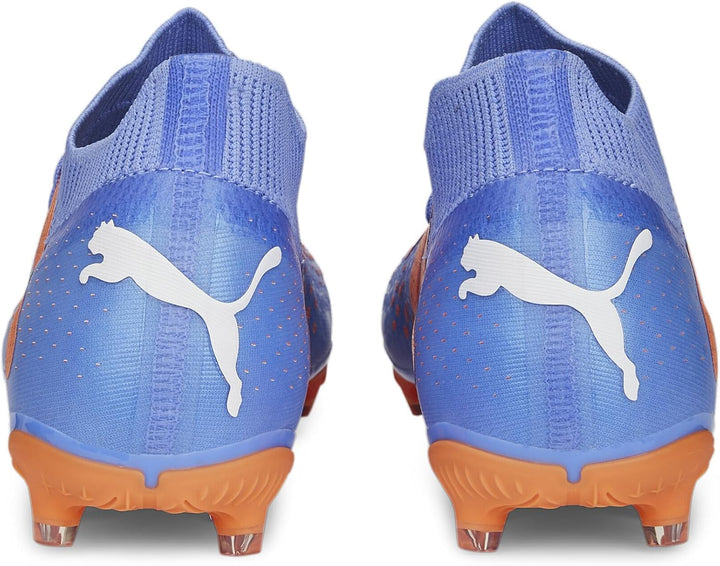 PUMA Damen Future Match Fg/Ag Wn'sFussballschuh 30 EU Blue Glimmer Puma White Ultra Orange, 30 EU Bl