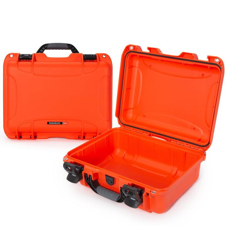 NANUK 920 Hartschalenkoffer, wasserdicht, leer, Orange Orange Leer, Orange Leer