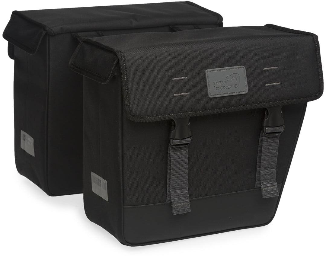 New Looxs Origin Double Hybrid Gepäckträgertasche, Black, 36 x 33 x 15 cm 36 x 33 x 15 cm Schwarz, 3