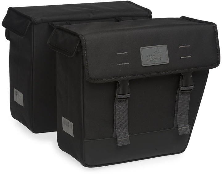 New Looxs Origin Double Hybrid Gepäckträgertasche, Black, 36 x 33 x 15 cm 36 x 33 x 15 cm Schwarz, 3