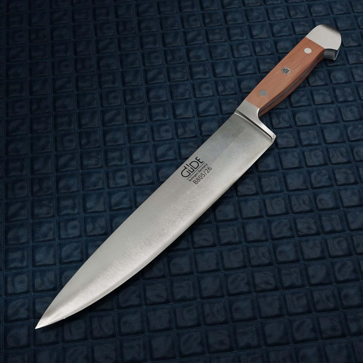 GÜDE Solingen - grosses Kochmesser geschmiedet, 26 cm, Birnenholz, ALPHA BIRNE, Küchenmesser, Doppel