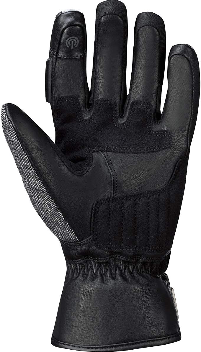 IXS Motorradhandschuhe kurz Motorrad Handschuh Torino-Evo-ST 3.0 Classic Handschuh schwarz/grau L, H