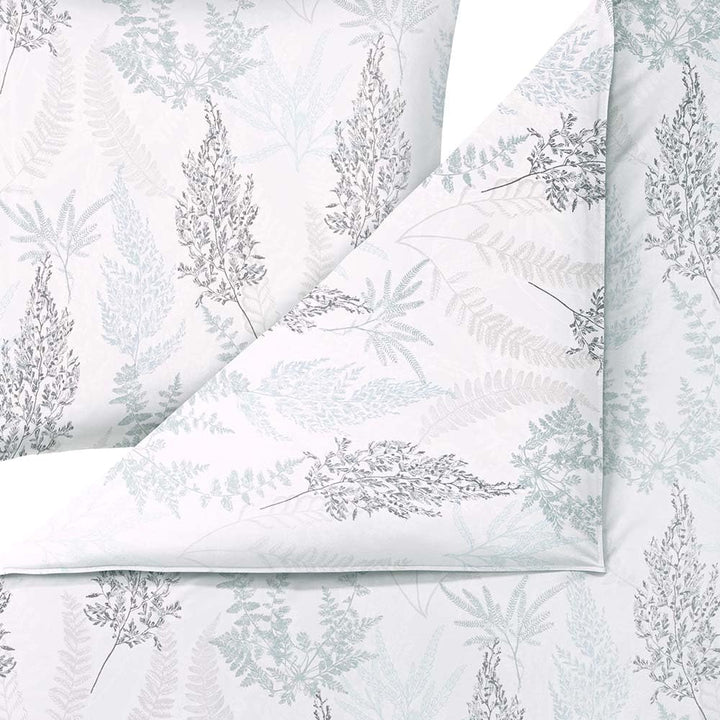ESTELLA Bettwäsche Hedi | eisblau | 135x200 cm + 80x80 cm | bügelfreie Qualität | pflegeleicht & tro