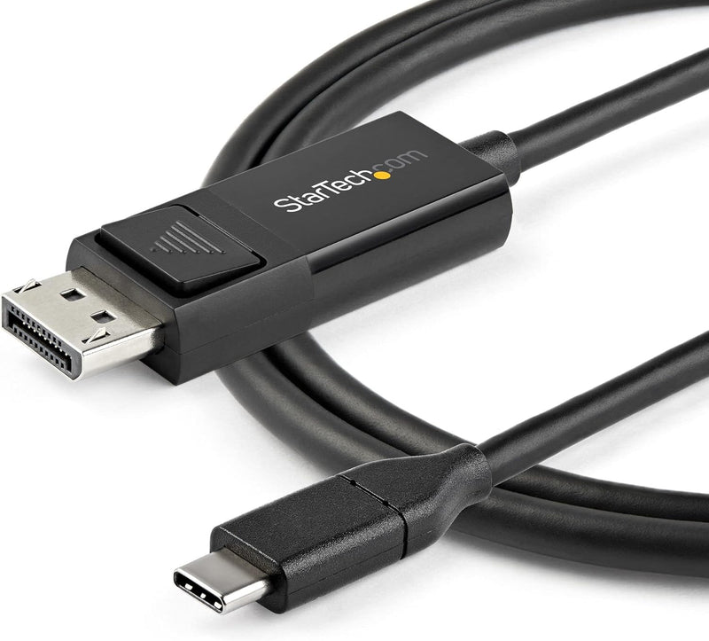 StarTech.com 1 m USB C auf DisplayPort 1.2 Kabel 4K 60Hz - Bidirektionales DP auf USB-C oder USB-C a