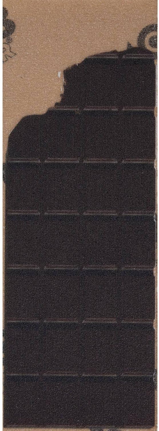 MOB GRIP Skateboard Griptape Chocolate Bars Grip Strips 5er Pack (Clear)