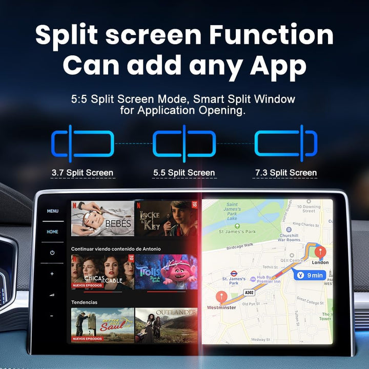 MMB Wireless CarPlay AI Box Adapter, Android 13 Q2W 6115, Q2W 6115