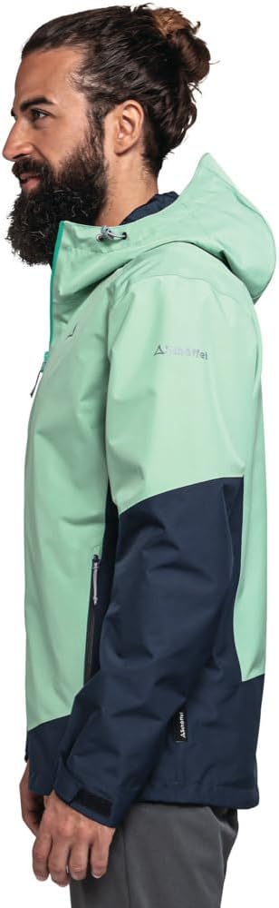 Schöffel Herren Wamberg Jacke Regenjacke Hardshelljacke 50 6055 - grün, 50 6055 - grün