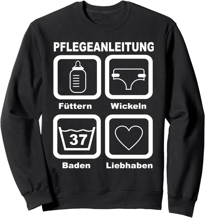 Baby Pflegeanleitung Sweatshirt