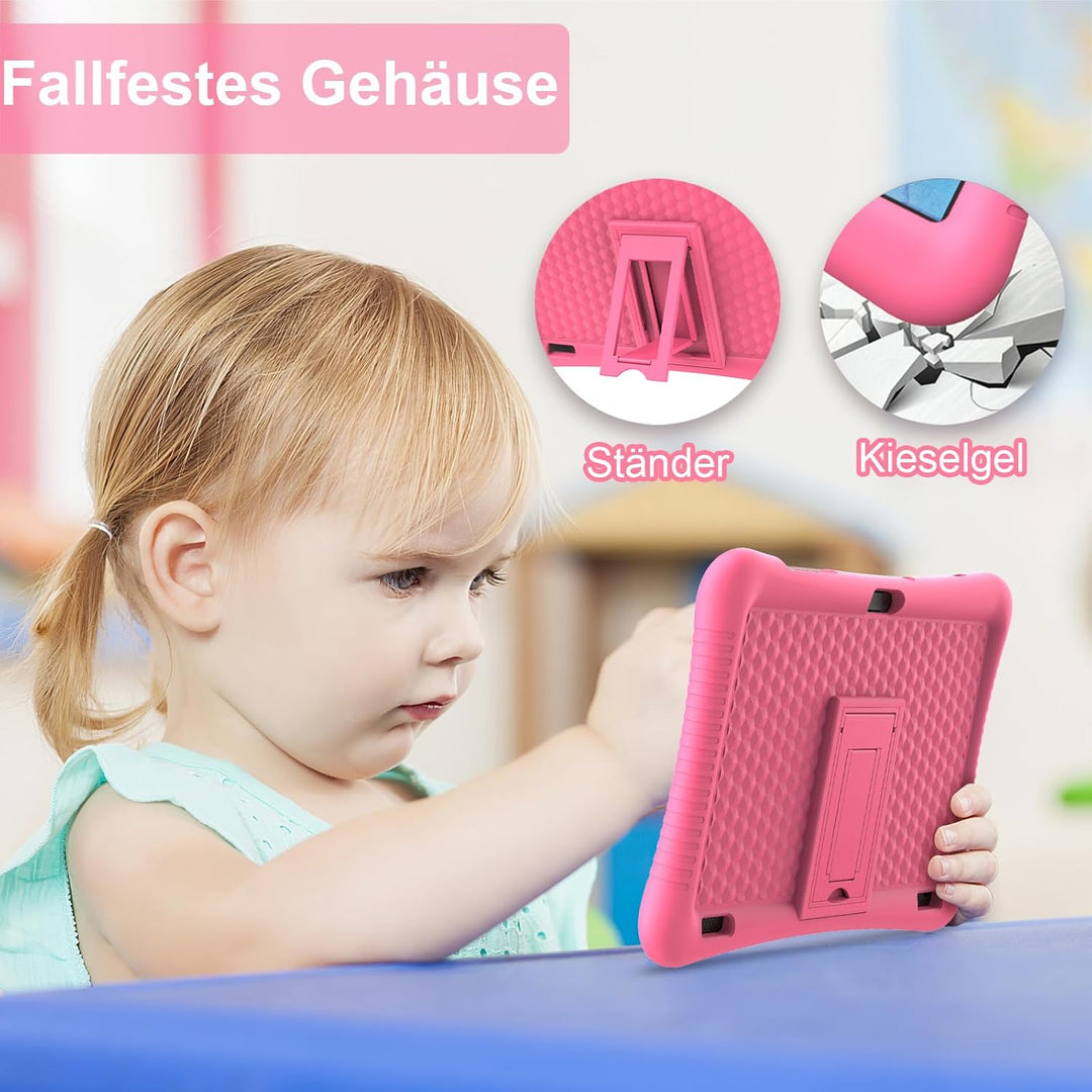Semeakoko Kinder Tablet 10 Zoll Android 13, Kids Tablet Quad Core Processor 1.6GHz, 3GB RAM/32GB ROM