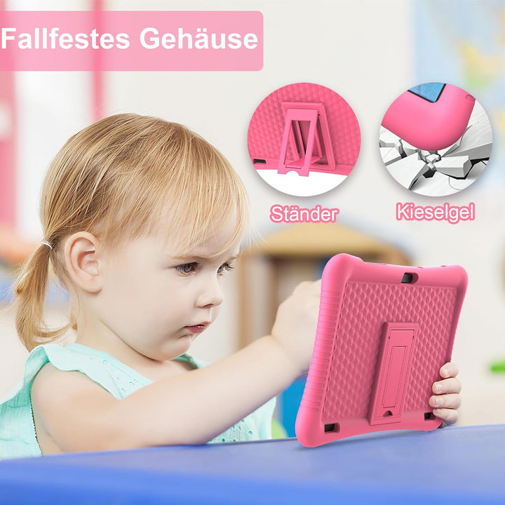 Semeakoko Kinder Tablet 10 Zoll Android 13, Kids Tablet Quad Core Processor 1.6GHz, 3GB RAM/32GB ROM