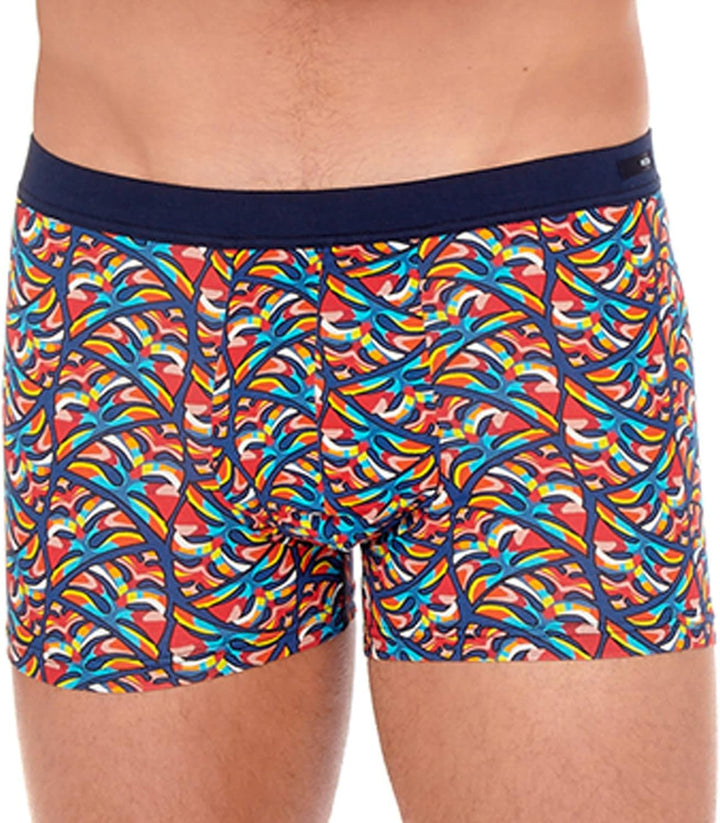WUKX Herren TURBIE Comfort Boxer Briefs Retroshorts, Imprimé abstrait Multico, Standard