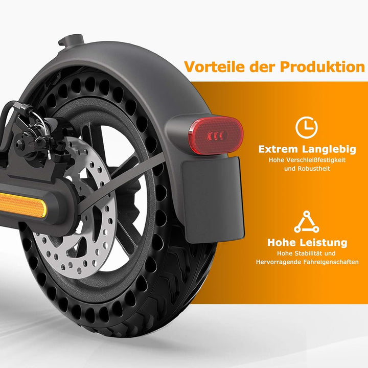 8,5 Zoll Reifen Scooter Vollgummi für Xiaomi Pro2/1S/M365/Pro/Mi3, Vollgummireifen E Scooter 8,5 x2.