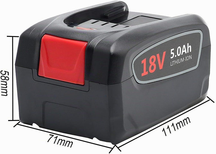 Ersatzakku 18V 5,0Ah für Bosch PBA PSB PSR, für Green Home and Garden Akku，Kompatibel mit Gardena/Wa