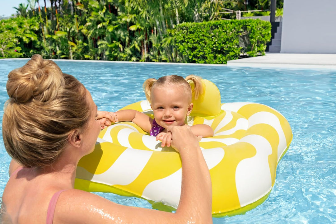 Bestway Swim Safe ABC Schwimmsitz Stufe A, 72 x 72 x 27 cm, für 1-2 Jahre, 11-15 kg, strapazierfähig