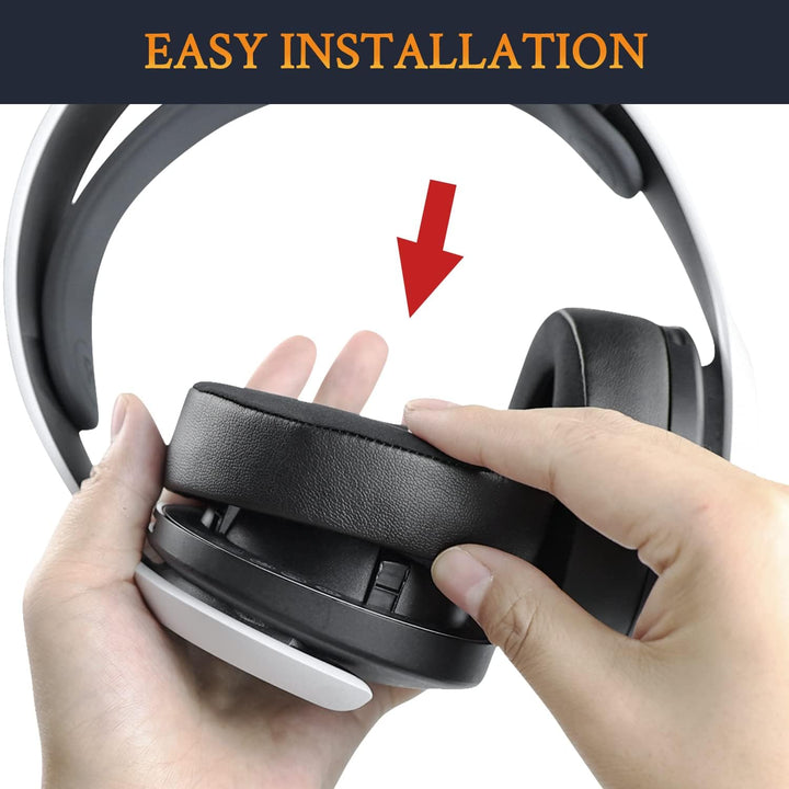 SOULWIT Kühlgel Ersatz Polster Ohrpolster für Sony PS 5 Puls PS5 3D Wireless Headset, Ersatzpolster