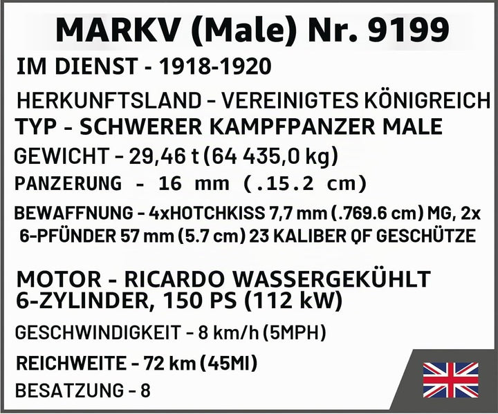 COBI Mark V (Male) no 9199