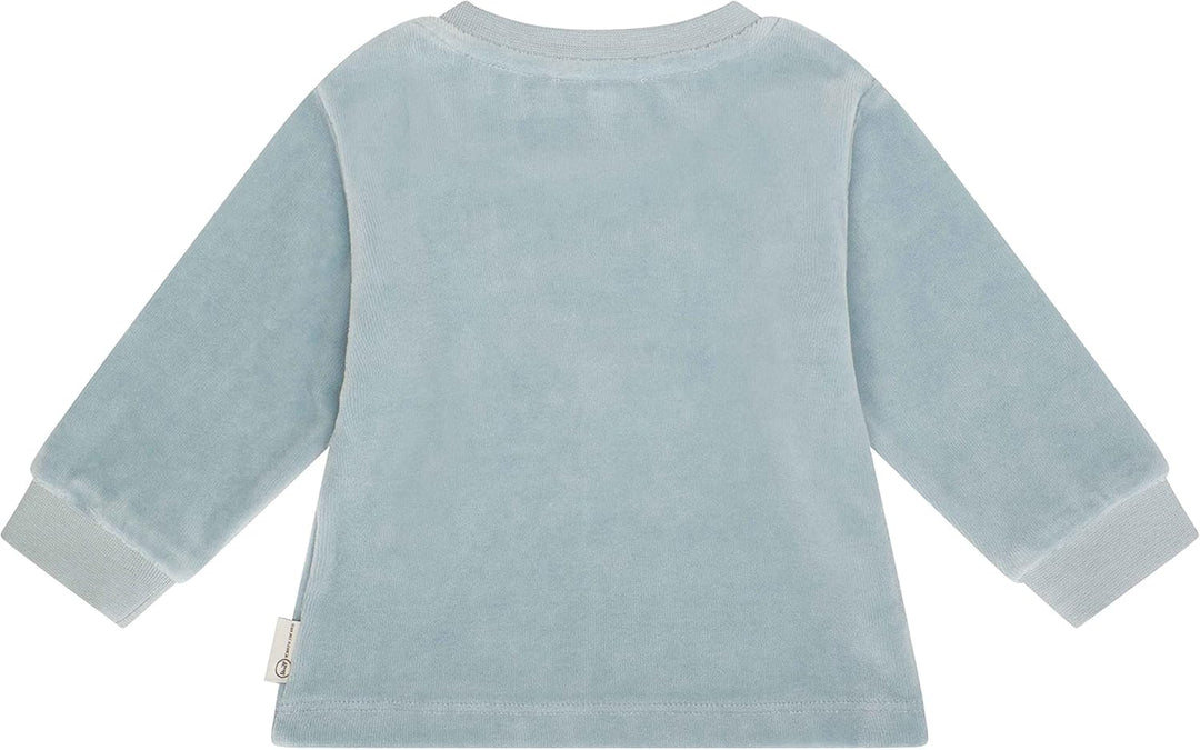 Steiff Unisex Baby Kapuze Sweatshirt 68 Celestial Blue, 68 Celestial Blue