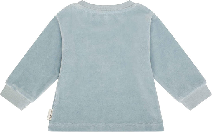 Steiff Unisex Baby Kapuze Sweatshirt 68 Celestial Blue, 68 Celestial Blue