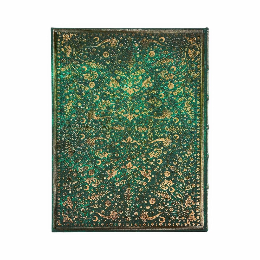 Paperblanks - Emerald Flower - Nature's Grace - Journal - Ultra - Lined - Clasp - 144 Pg - 120 Gsm,