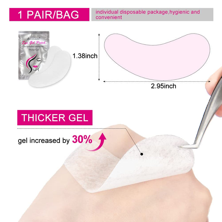 Lunamoon 150Paar Augenpads für Wimpernverlängerung Wimpern Pads Wimpernverlängerung Pad Wimpernlifti
