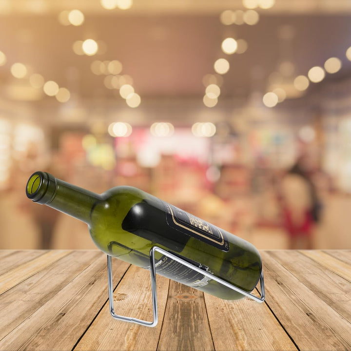 Weinflaschenhalter Aus Metall Stabiler Einzelner Flaschenhalter Für Wein Kompaktes Weinregal Für Küc