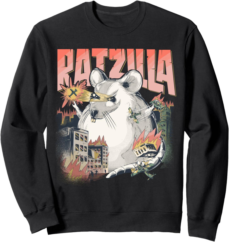 RATZILLA Süsse Ratte | Rattenbesitzer Geschenk | Farbratte Sweatshirt