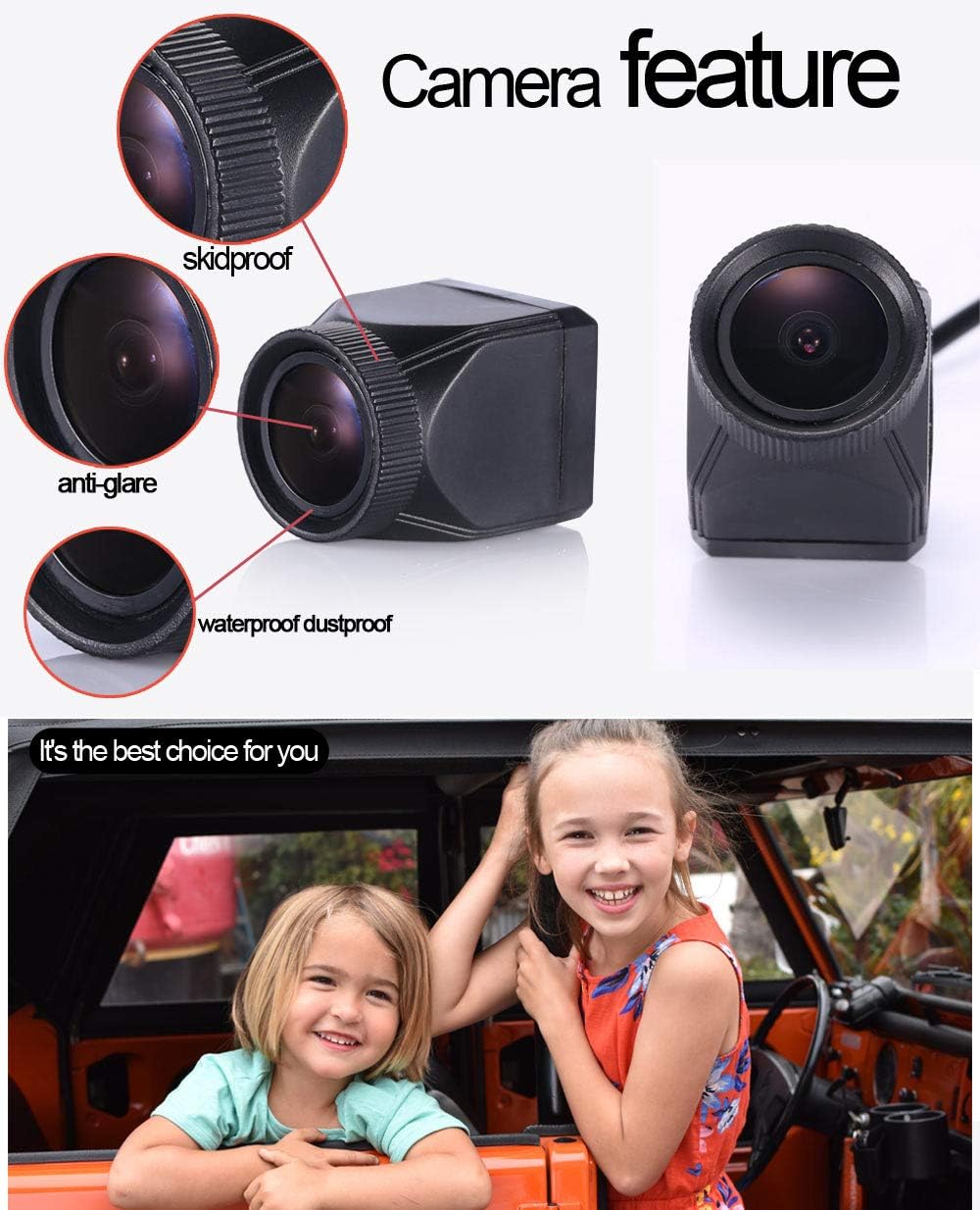 20mm Lens Super HD 170° Weitwinkel Einparkkamera Wasserdicht Nachtsicht Rückfahrkamera Ersatz für Vo