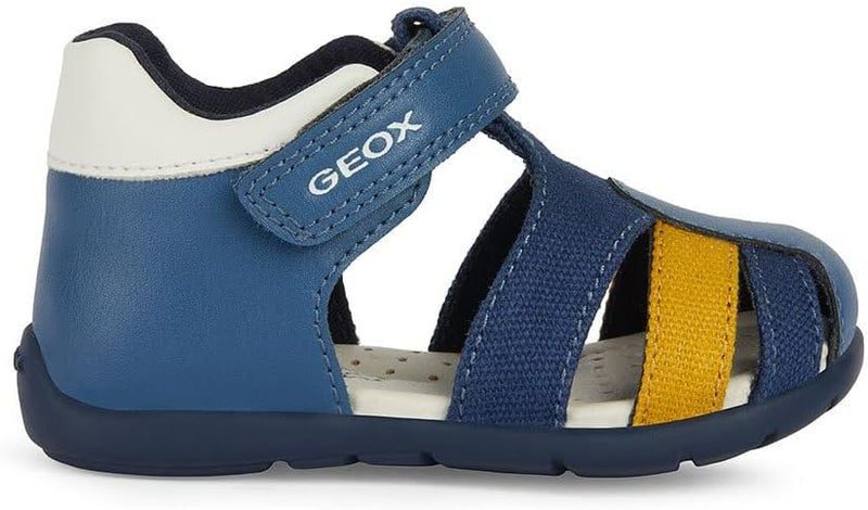 Geox Baby-Jungen B Elthan Boy C Erste Schritte 18 EU Avio Yellow, 18 EU Avio Yellow