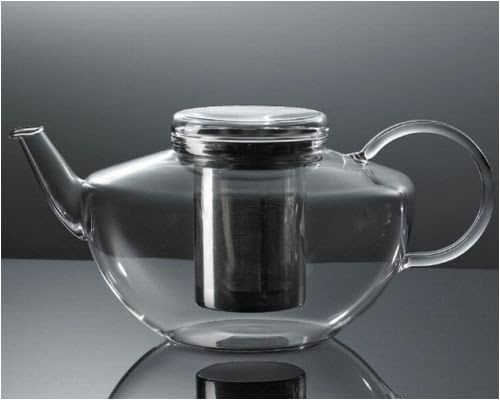 Trendglas Jena Teekanne Opus in schlichter Ästhetik mit Edelstahlsieb, 1.2 L