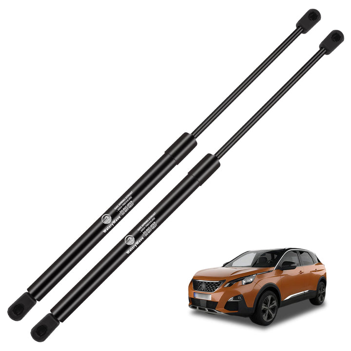 2X Heckklappendämpfer für Peugeot 3008 (2009-2016) Gasdruckdämpfer Schwarz Gasdruckfeder Heckklappe