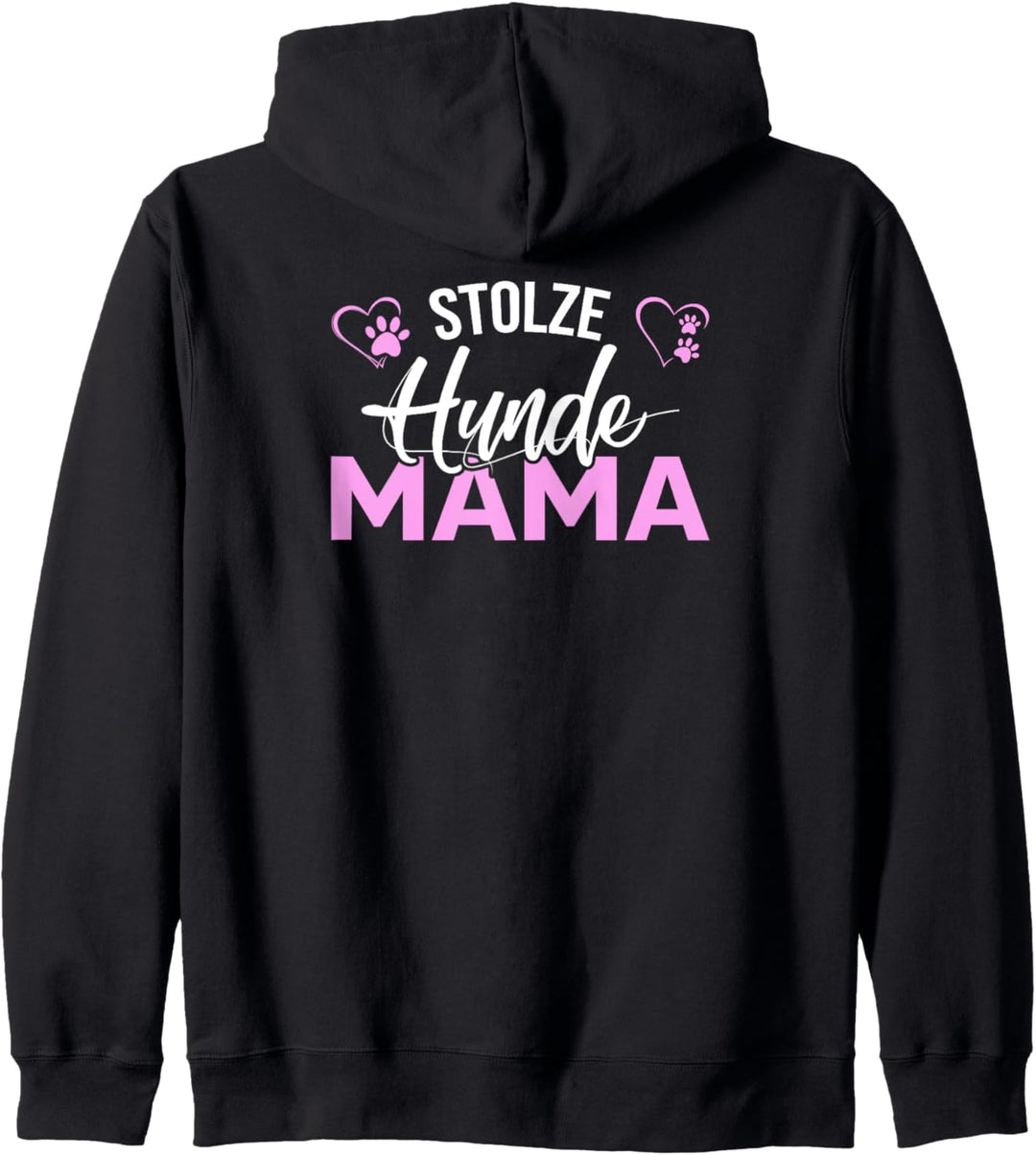 Stolze Hundemama Hund Frauchen Kapuzenjacke