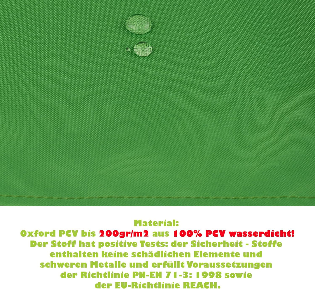 SILUK freigarten.de Ersatzdach für Pavillon 3x3 Meter Wasserdicht Terrassenüberdachung mit Schiebeda