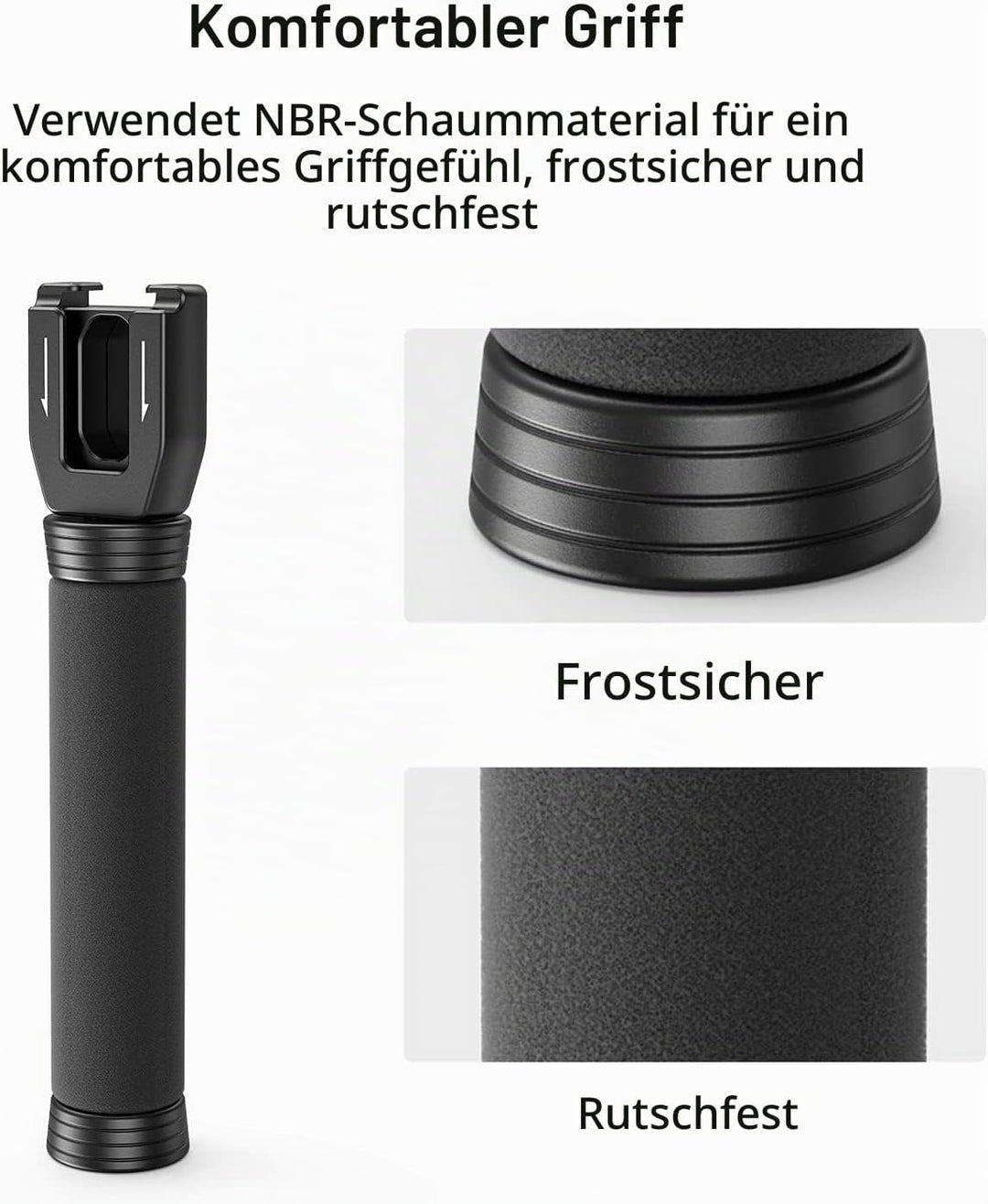 SMALLRIG Handadapter Holder Interview Grip Interview Mikrofon Griff Adapter für RODE Wireless Go II-