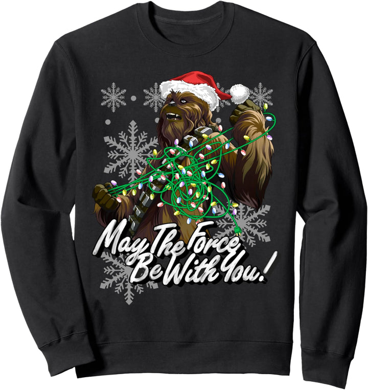 Star Wars Chewie Weihnachten Force Is With You Holiday Sweatshirt