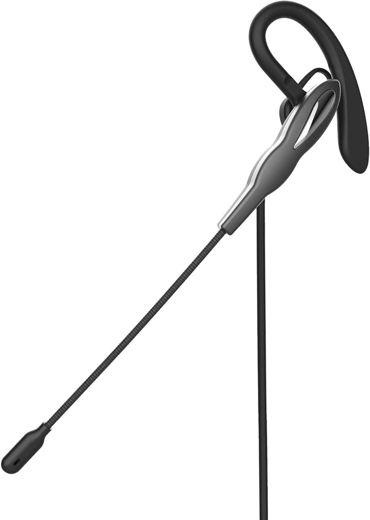 Nedis PC-Headset - Im Ohr - Mono - USB Type-A/USB Type-C - Klappbarer Mikrofon - Schwarz